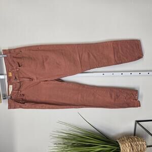 Pilcro and the Letterpress Women's Casual Rust‎ Pink Coral Jeans Pants, Size 29